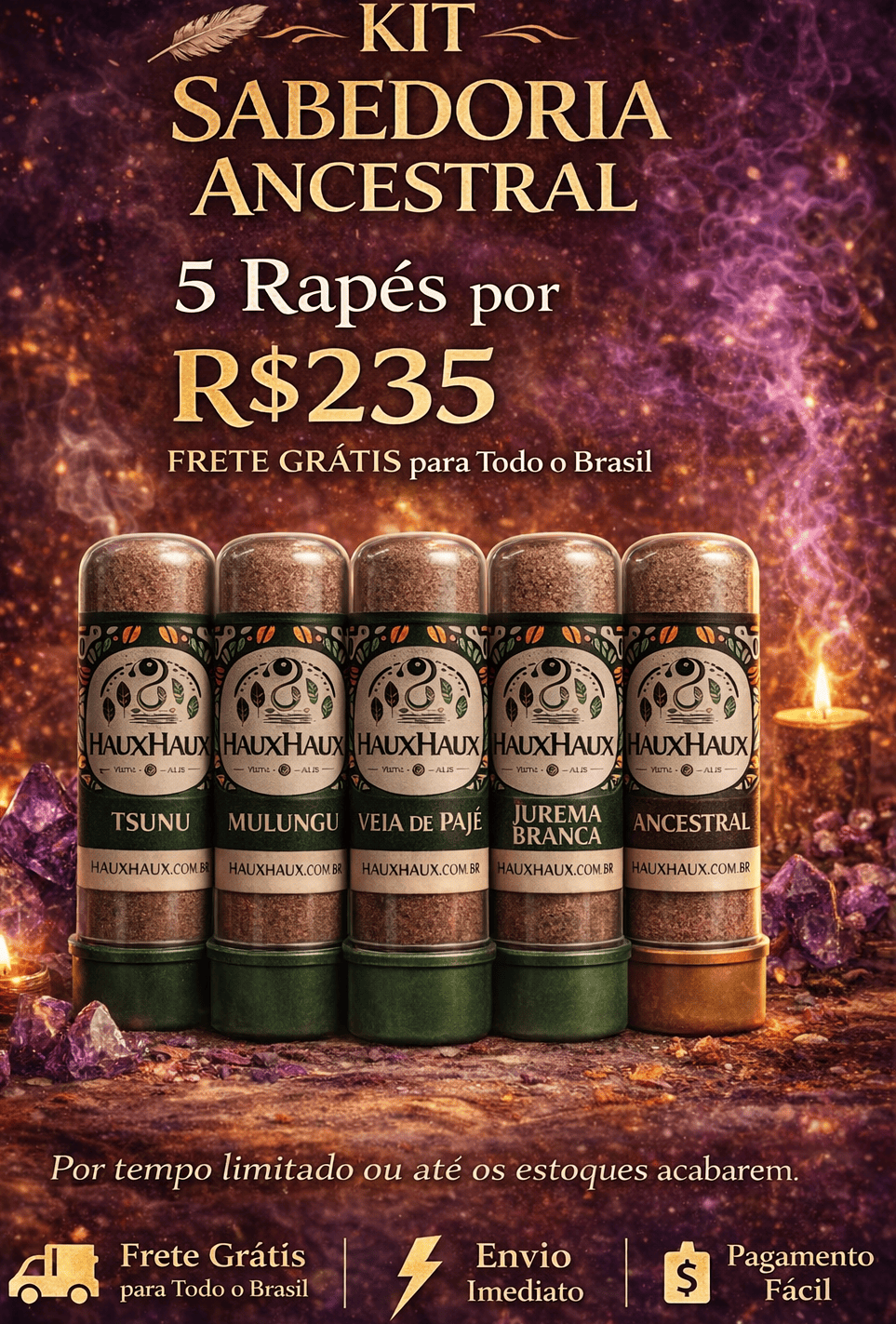 🪶 Kit Sabedoria Ancestral – Caminho de Estudo e Aprofundamento Espiritual